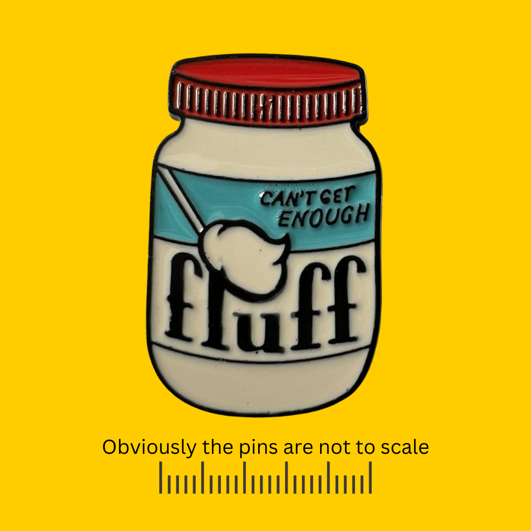 Jar of Fluff Pin