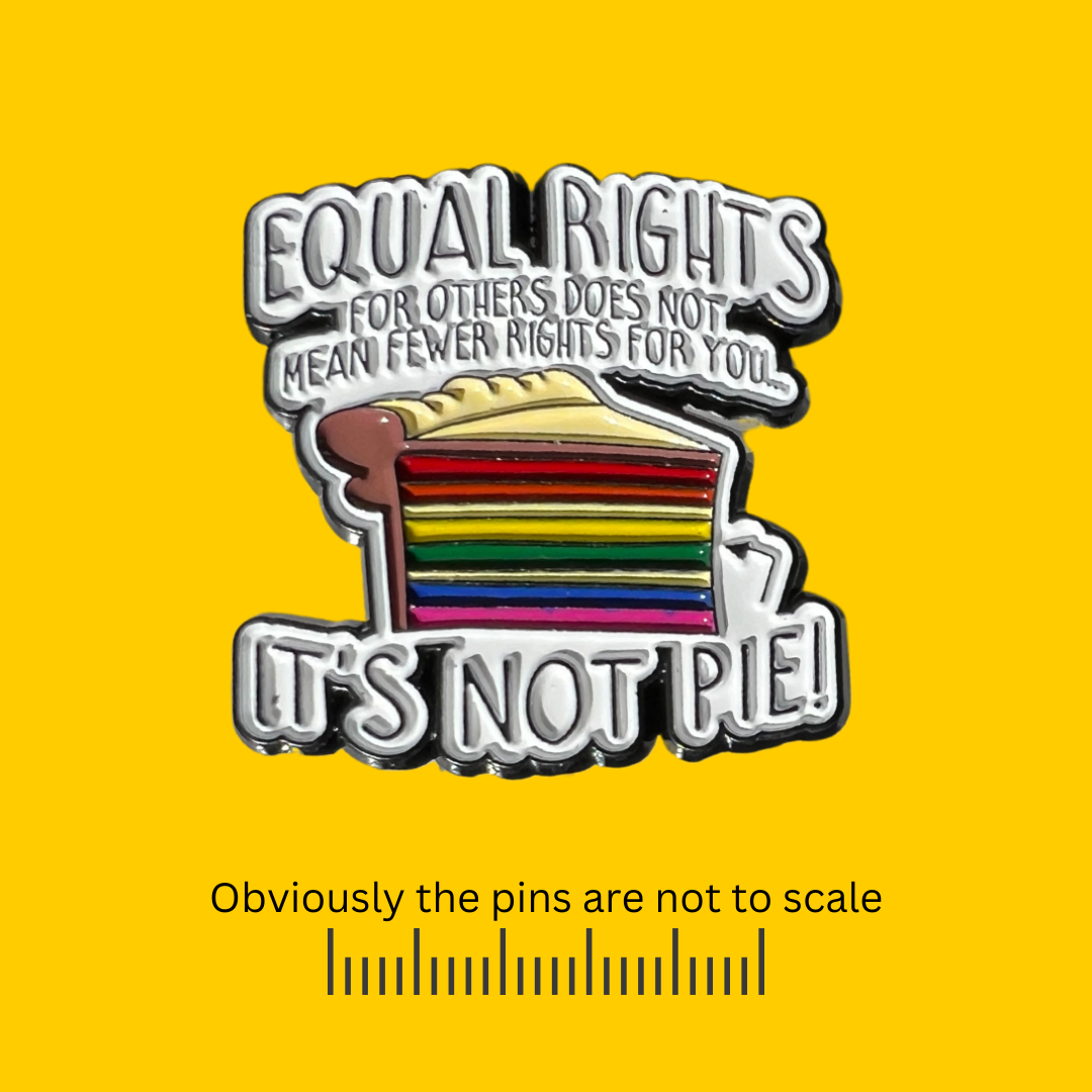 Equal Rights for Others Does Not Mean...It's Not Pie! Pin
