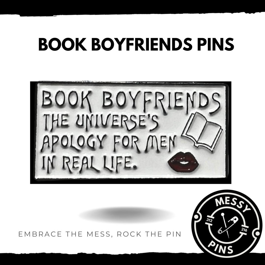Book Boyfriends Pin