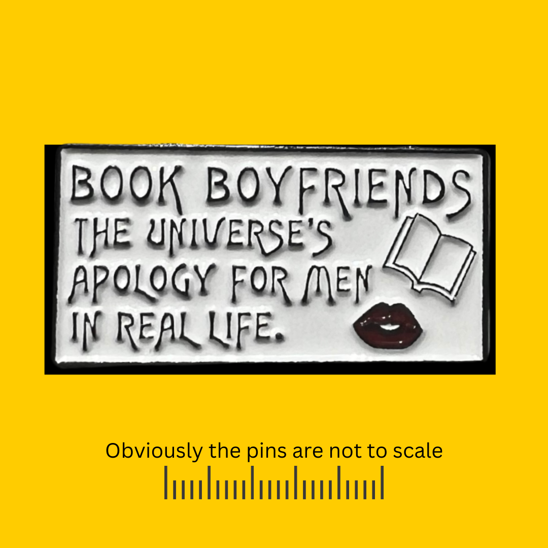 Book Boyfriends Pin