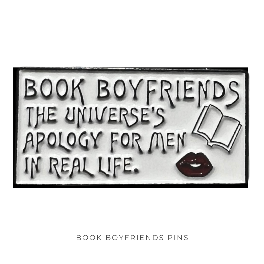 Book Boyfriends Pin