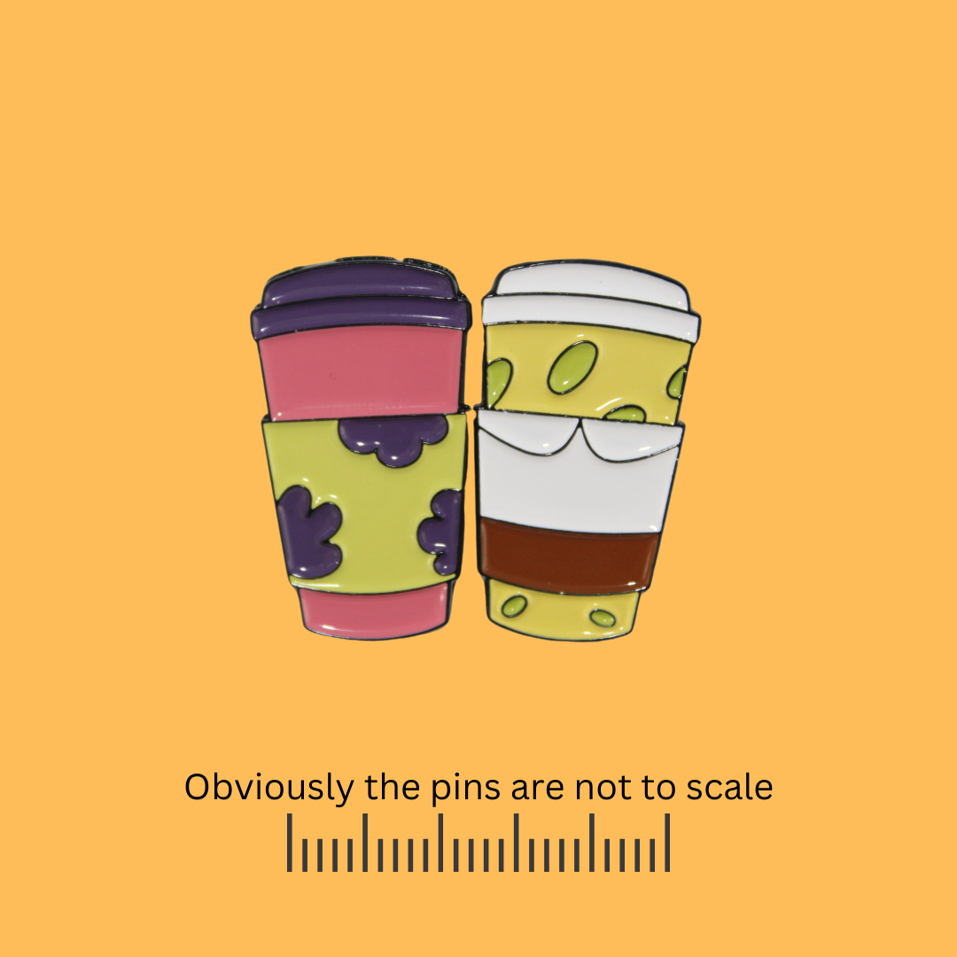 SpongeBob and Patrick | Coffee Cup DUO Pins