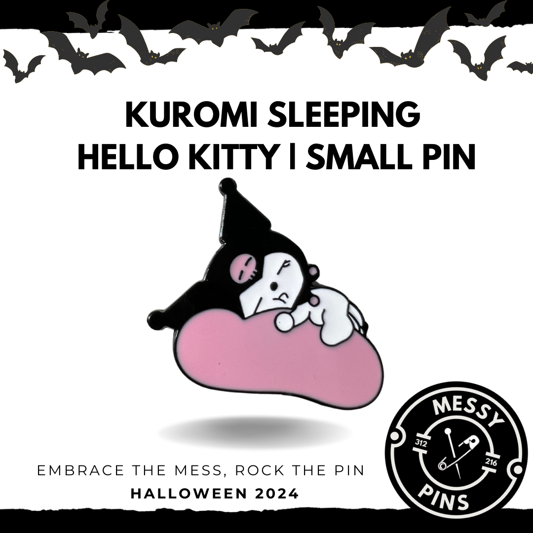 Kuromi Sleeping | Hello Kitty Pin
