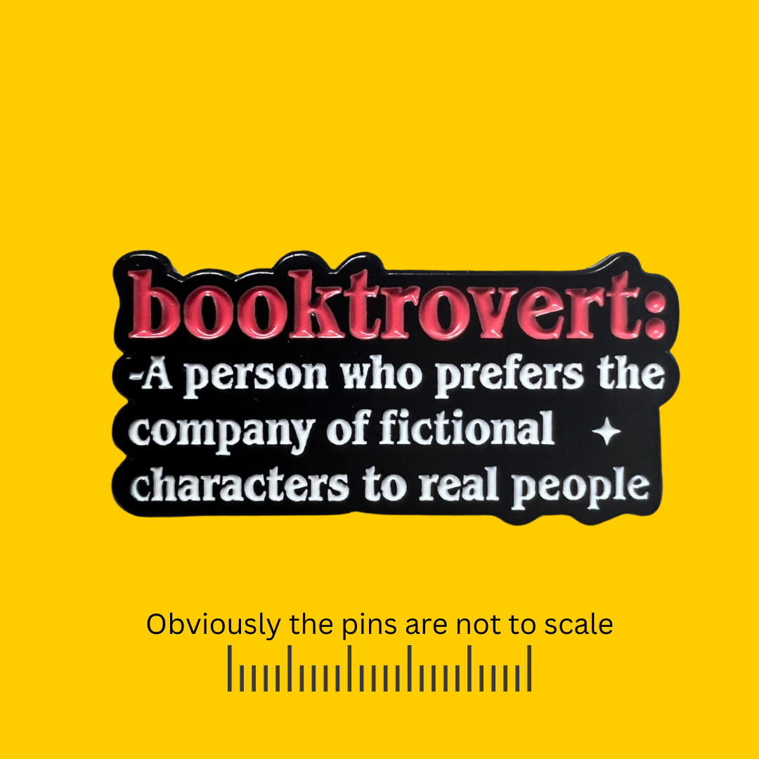 Booktrovert Definition Pin