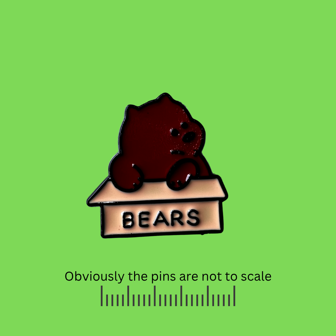 Brown Bear in a Box Pin