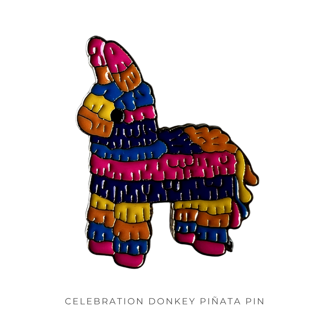 Celebration Donkey Piñata Pin