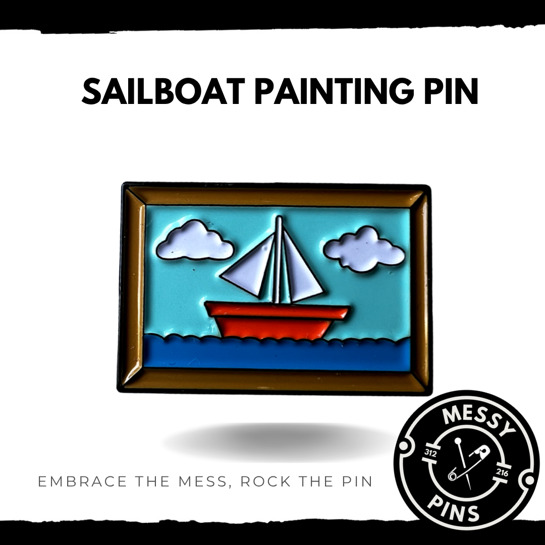 Sailboat Painting Pin