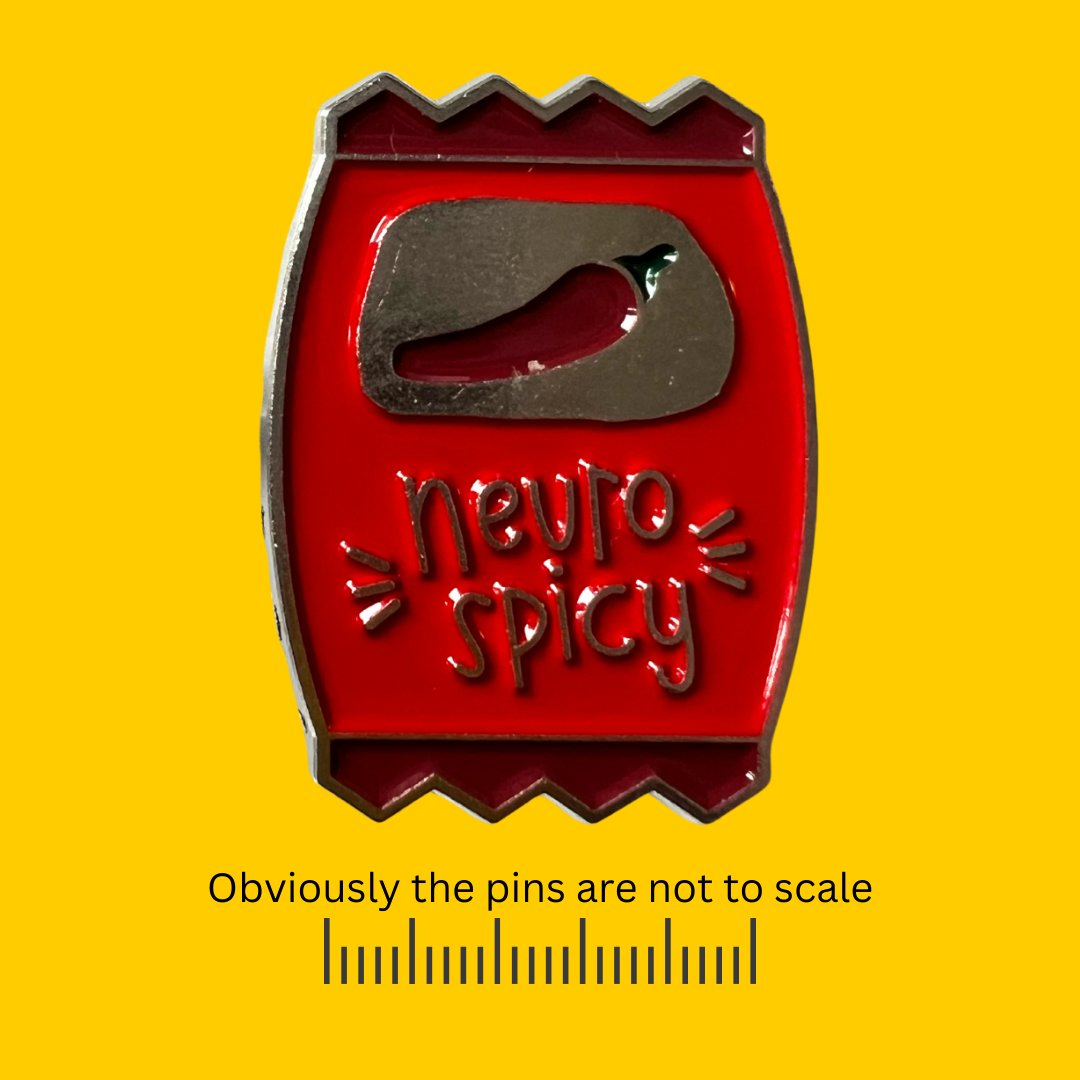 Neuro Spicy Sauce Packet Pin
