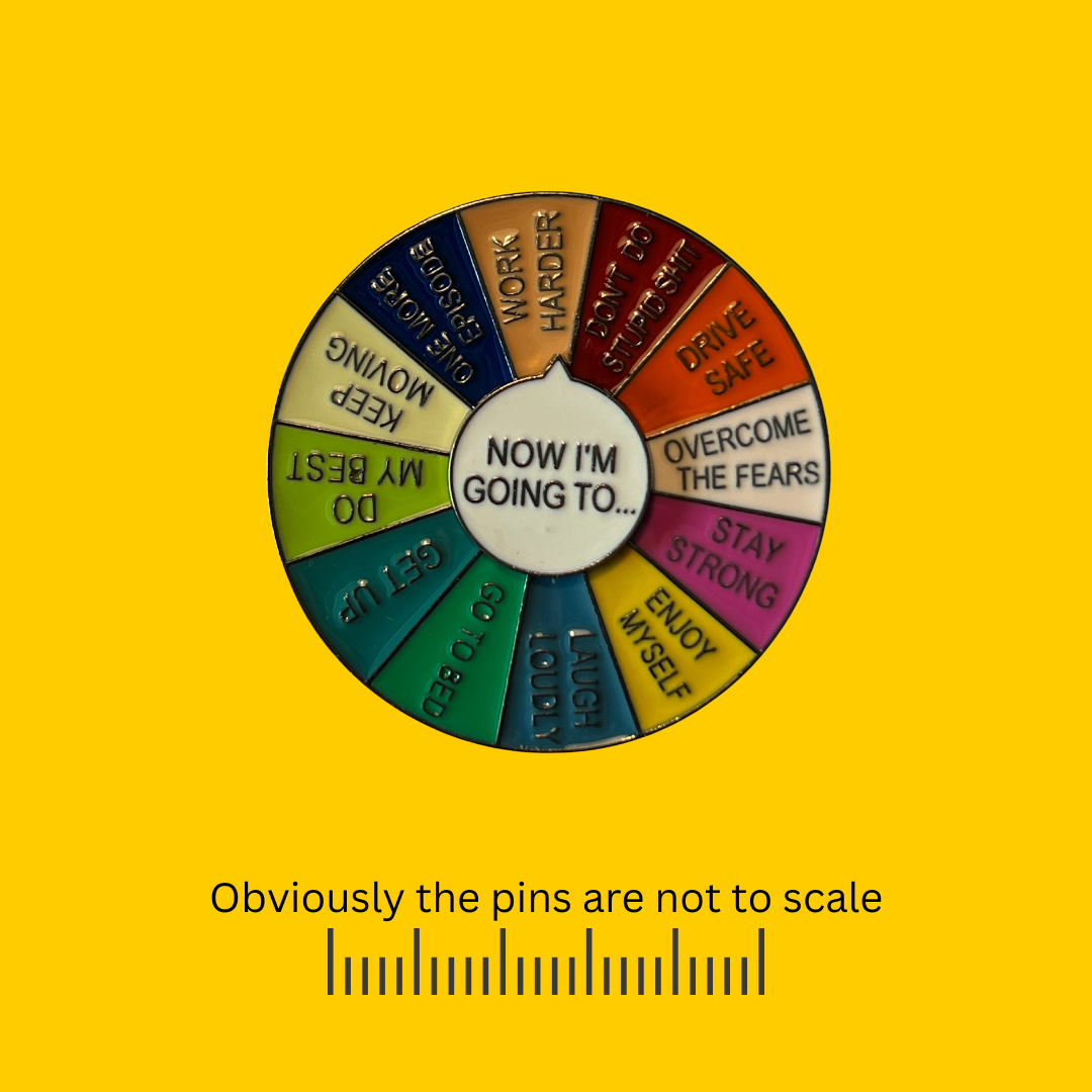 Now I’m Going To… Spinning Wheel Pin
