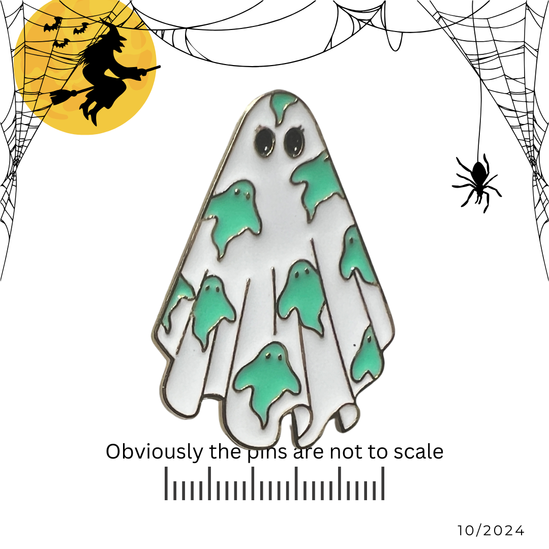 White Sheet Ghosts Pins