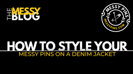 How to Style Your Messy Pins on a Denim Jacket