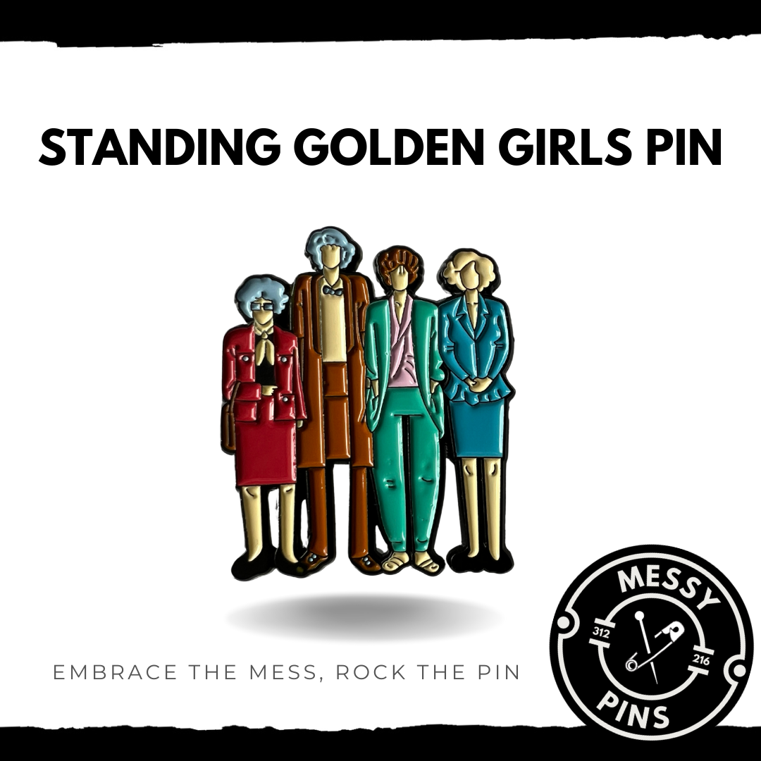 Standing Golden Girls Pin