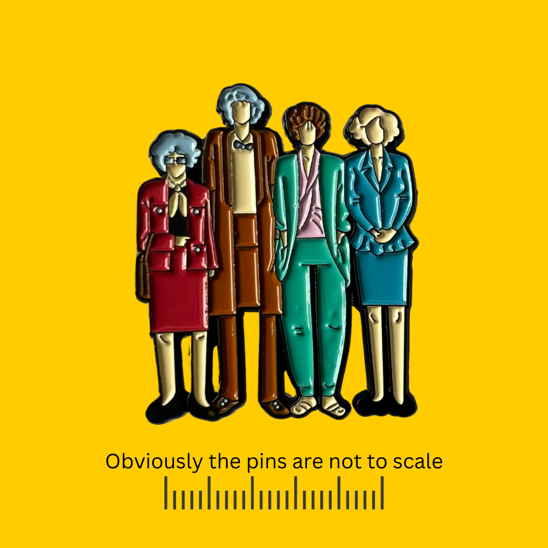 Standing Golden Girls Pin