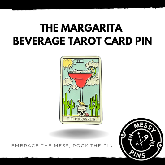 The Margarita - Beverage Tarot Card Pin