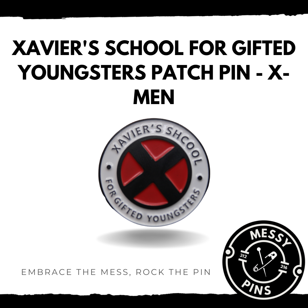 Xavier's School for Gifted Youngsters Patch Pin - X-Men