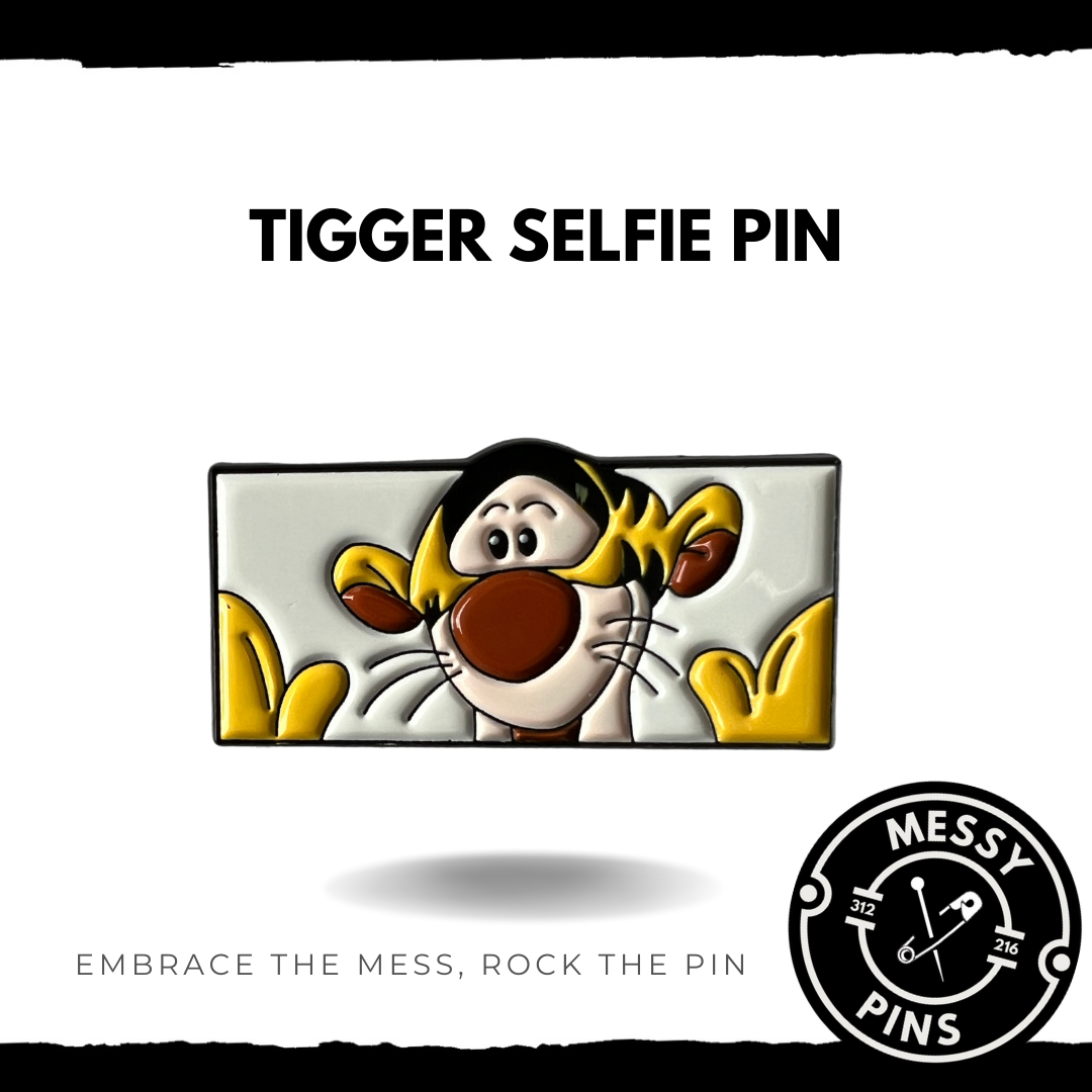 Tigger Selfie Pin