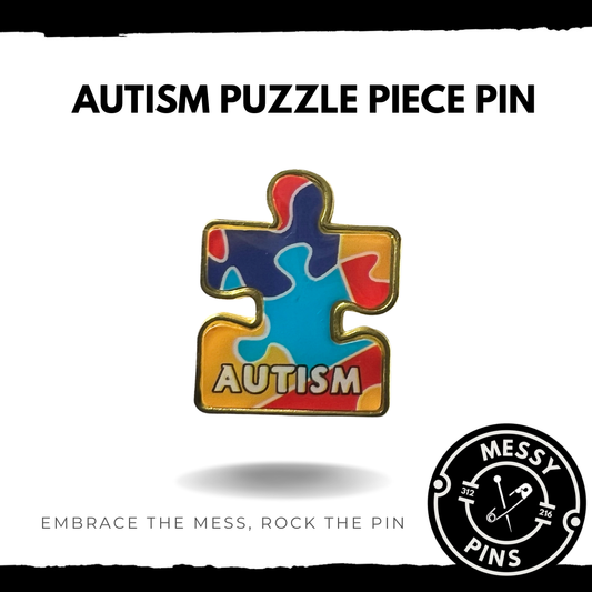 Autism Puzzle Piece Pin