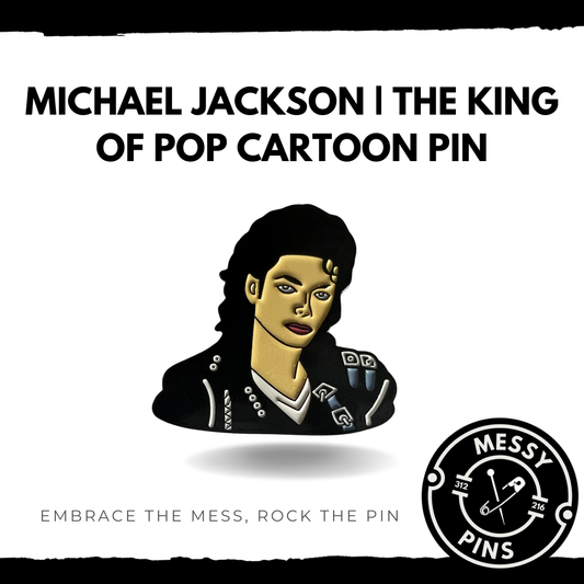 Michael Jackson | The King of Pop Cartoon Pin