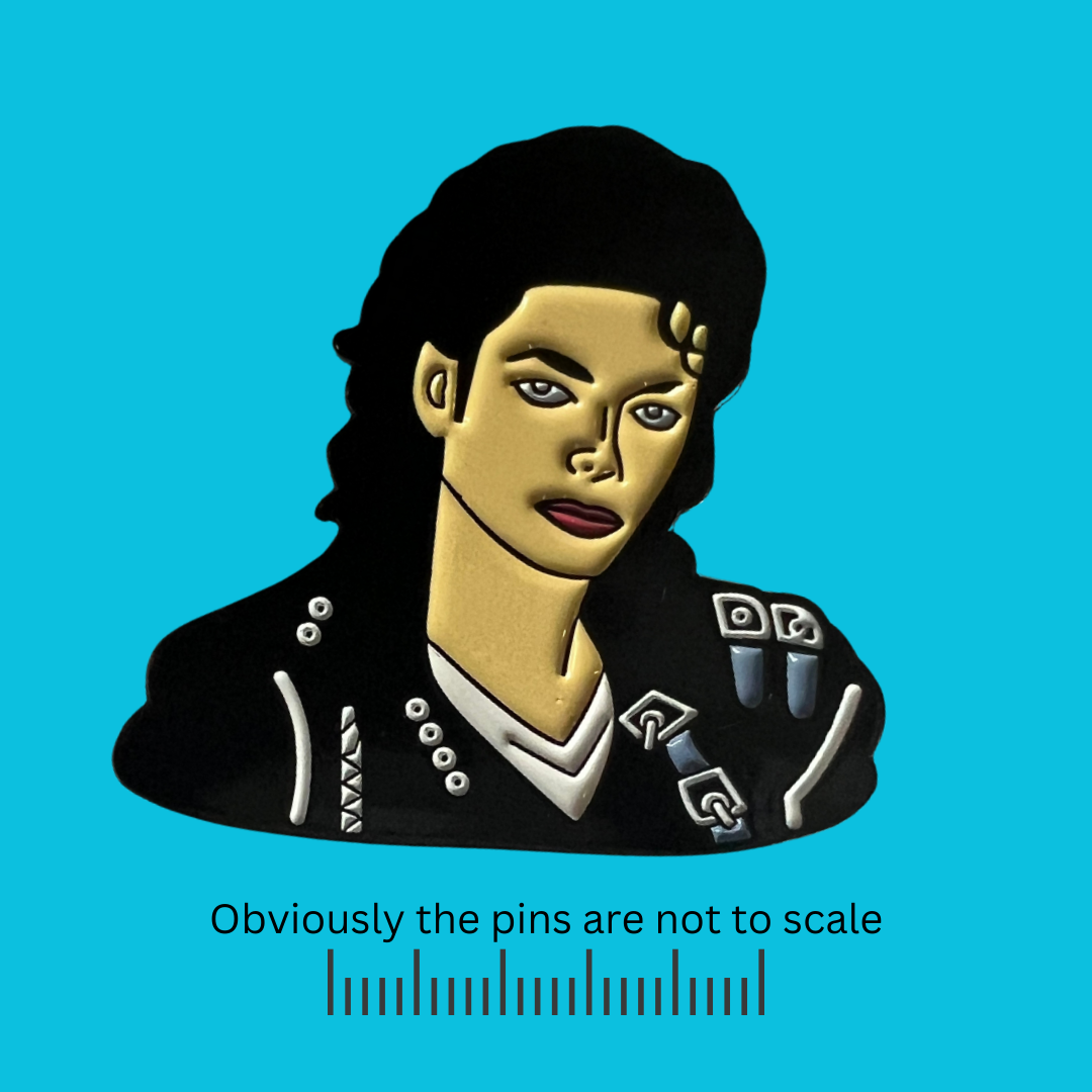 Michael Jackson | The King of Pop Cartoon Pin