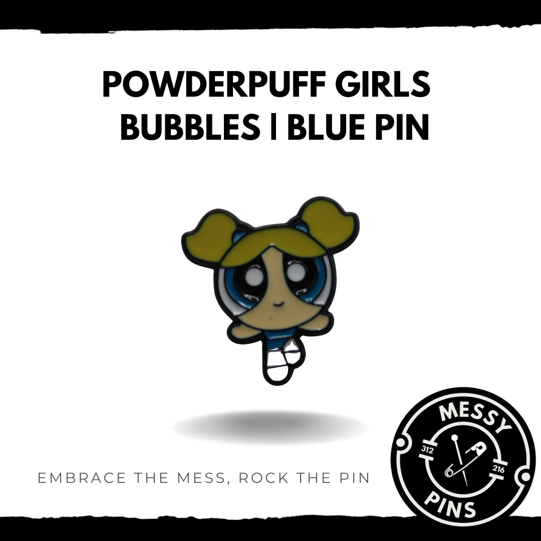 Powderpuff Girls | Bubbles Blue Pin