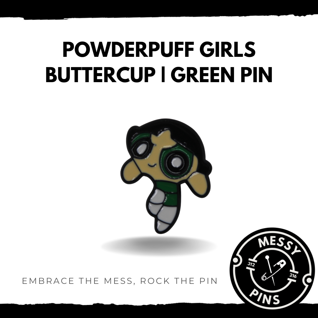 Powderpuff Girls | Buttercup Green Pin