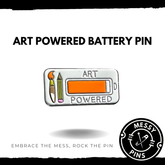 Art Powered Battery Pin