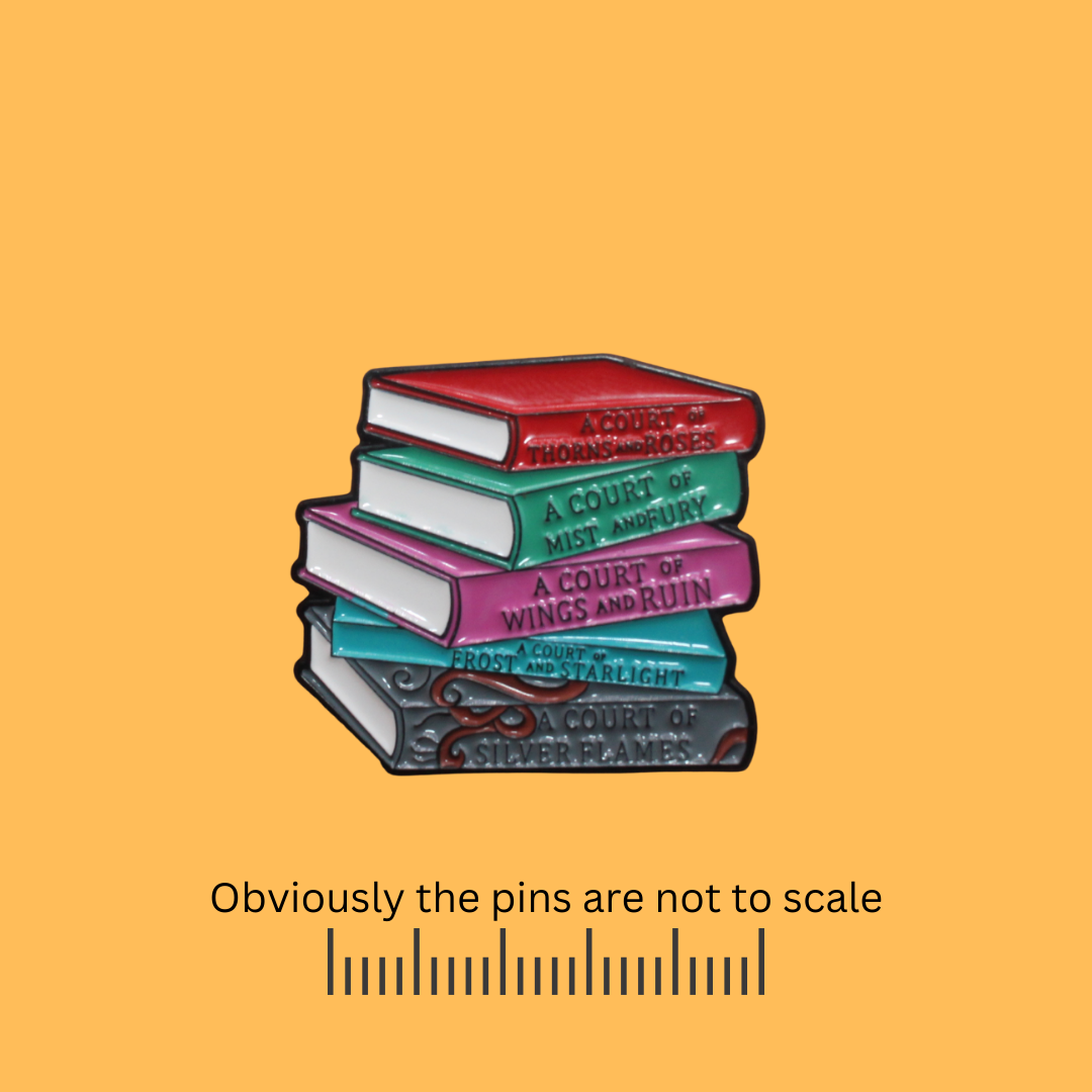 Sarah J. Mass Book Stack Pin