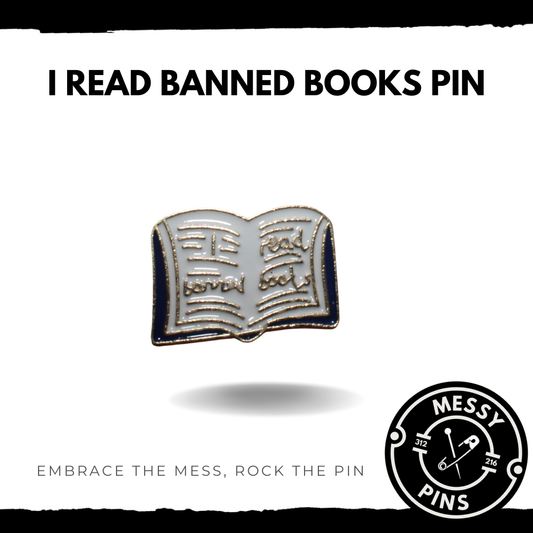 I Read Banned Books Pin