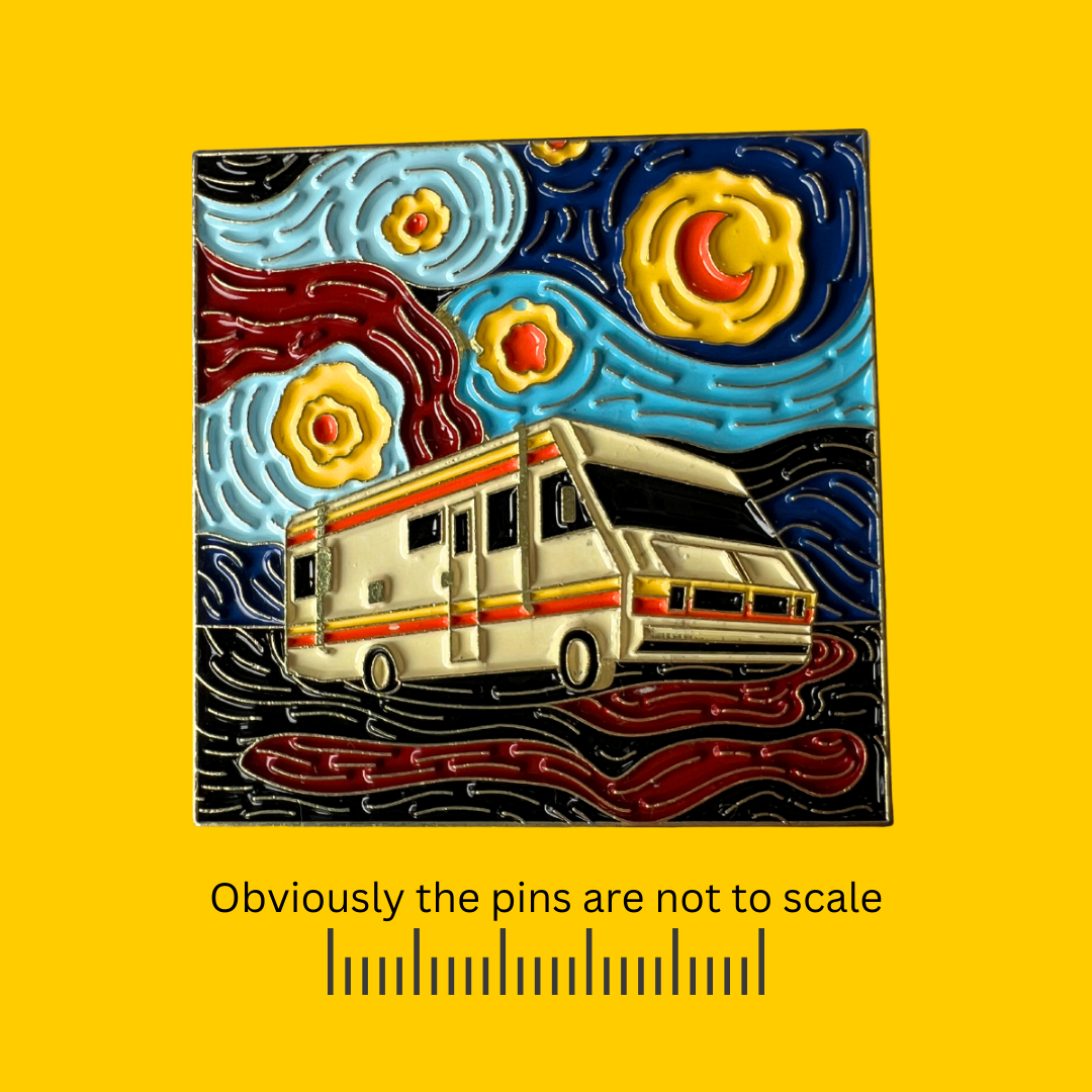 Breaking Bad Meth RV - Van Gogh-Style Pin