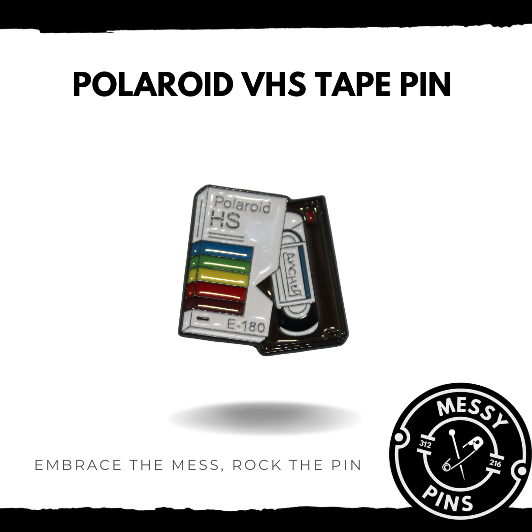 Polaroid VHS Tape Pin