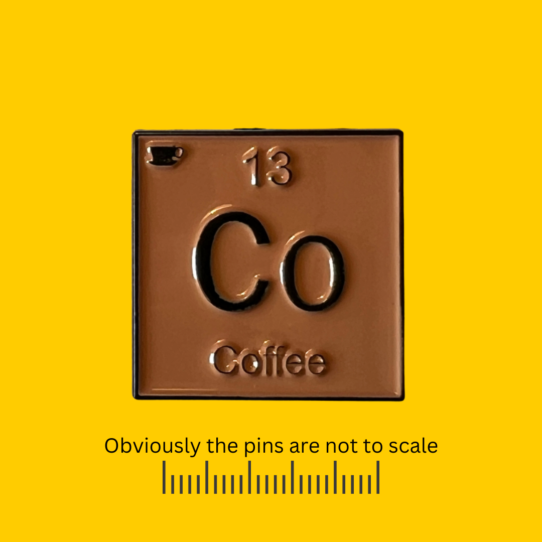 Coffee Chemical Structure Pin