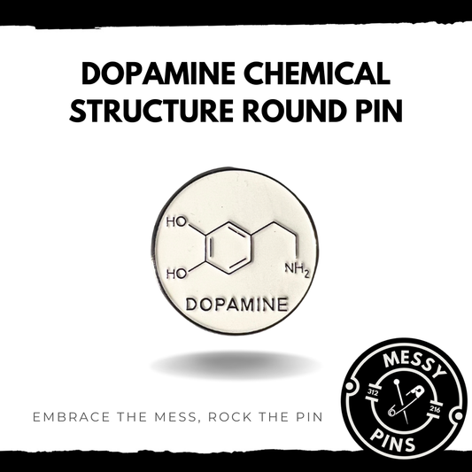 Dopamine Chemical Structure Pin