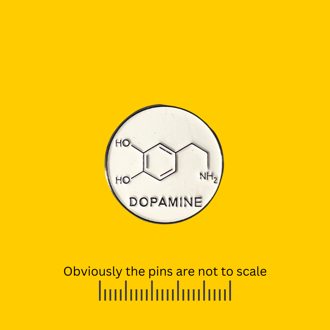 Dopamine Chemical Structure Pin