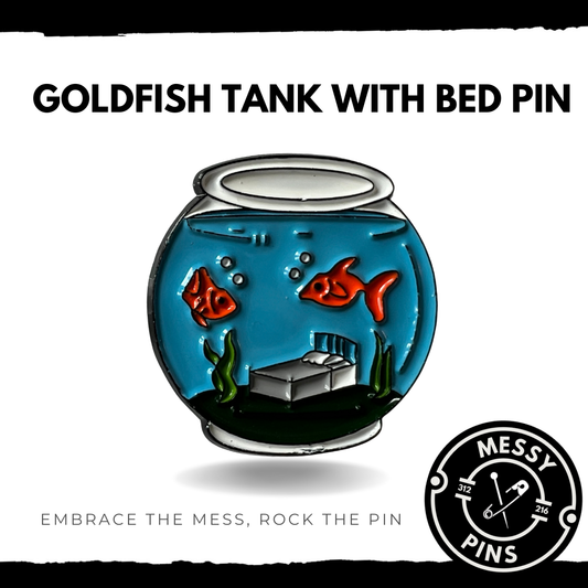 Goldfish Tank with Bed Pin