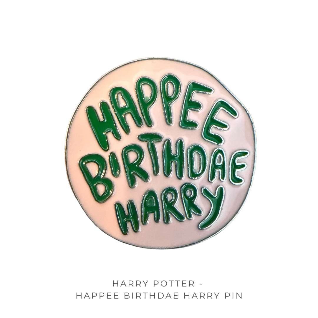 Harry Potter - Happee Birthdae Harry Pin