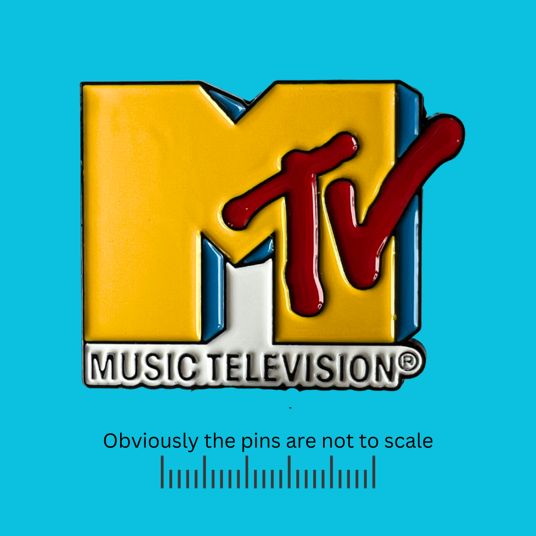 Vintage MTV Logo Pin