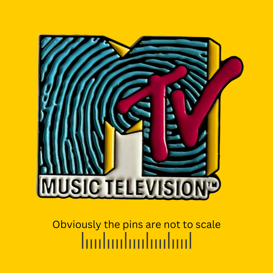 Vintage MTV Logo Pin