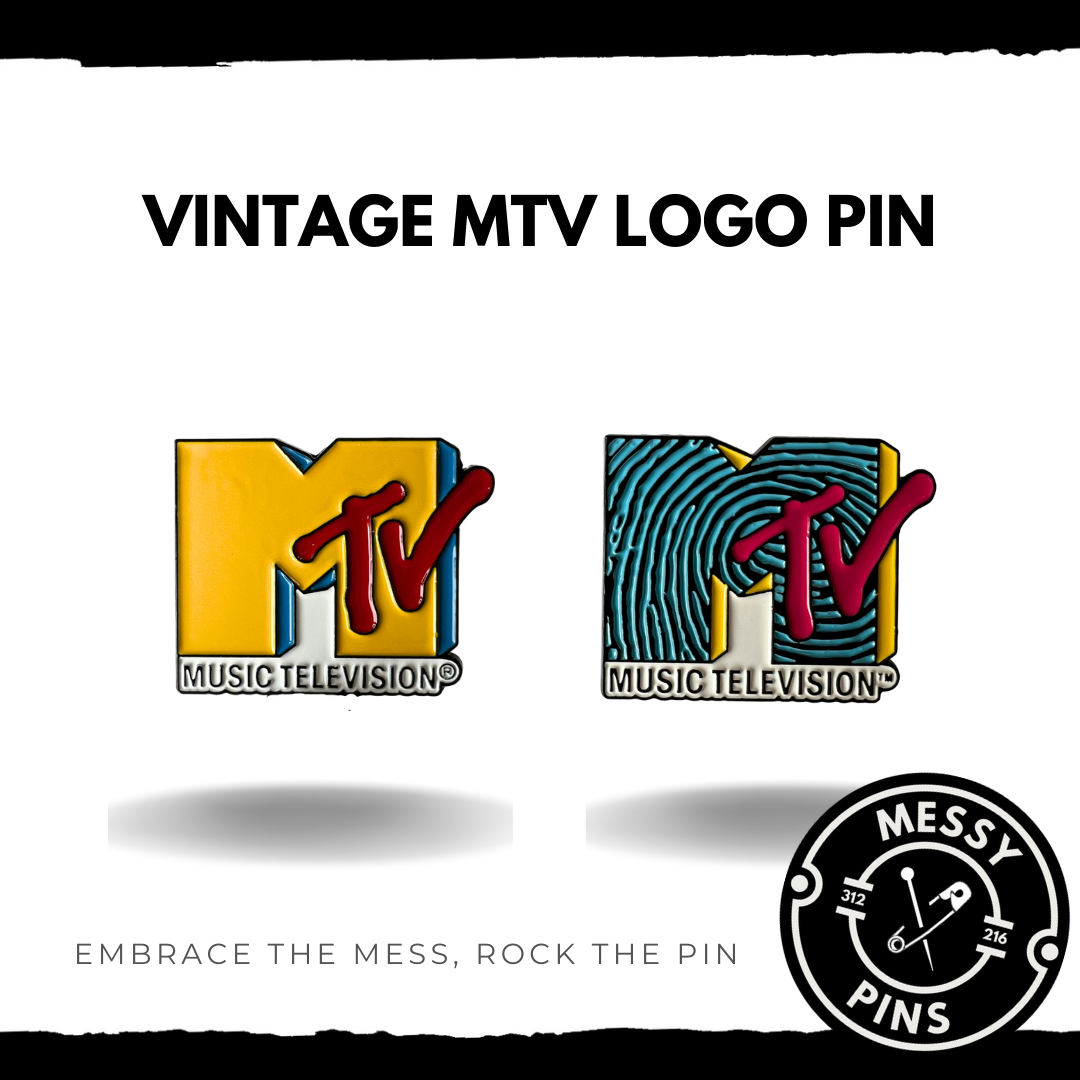 Vintage MTV Logo Pin