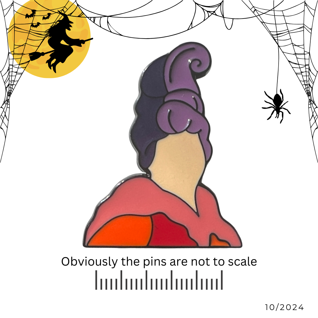 Faceless Mary Sanderson | Hocus Pocus Pin