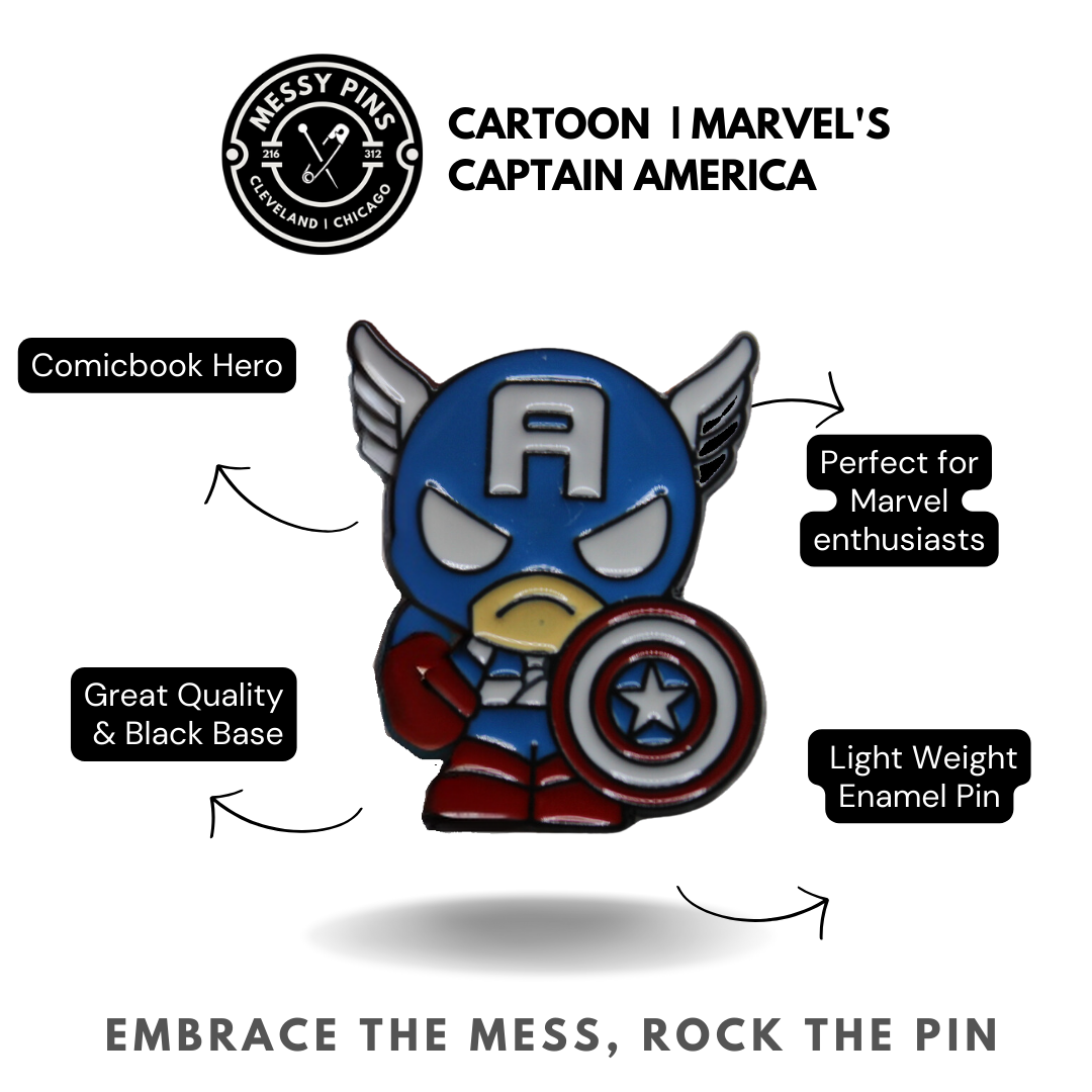 Marvel's Captain America | Cartoon Pin