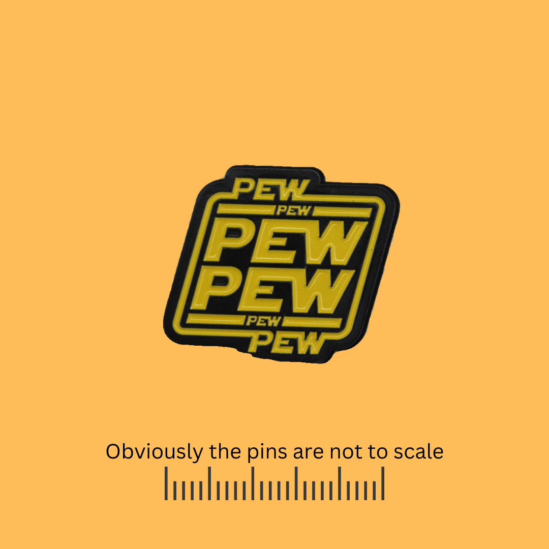 Pew Pew Pew | Star Wars Logo Pin