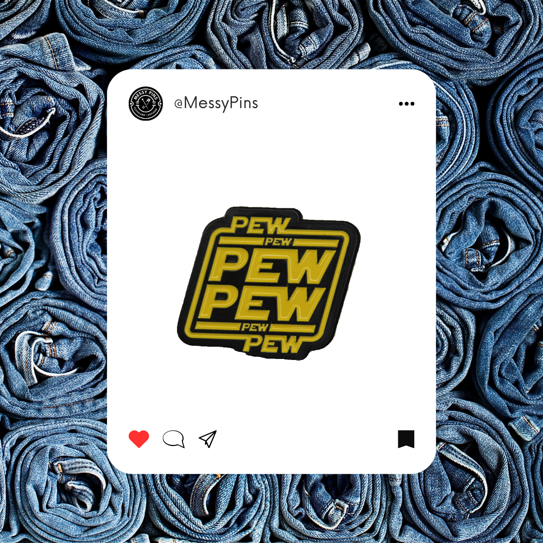 Pew Pew Pew | Star Wars Logo Pin