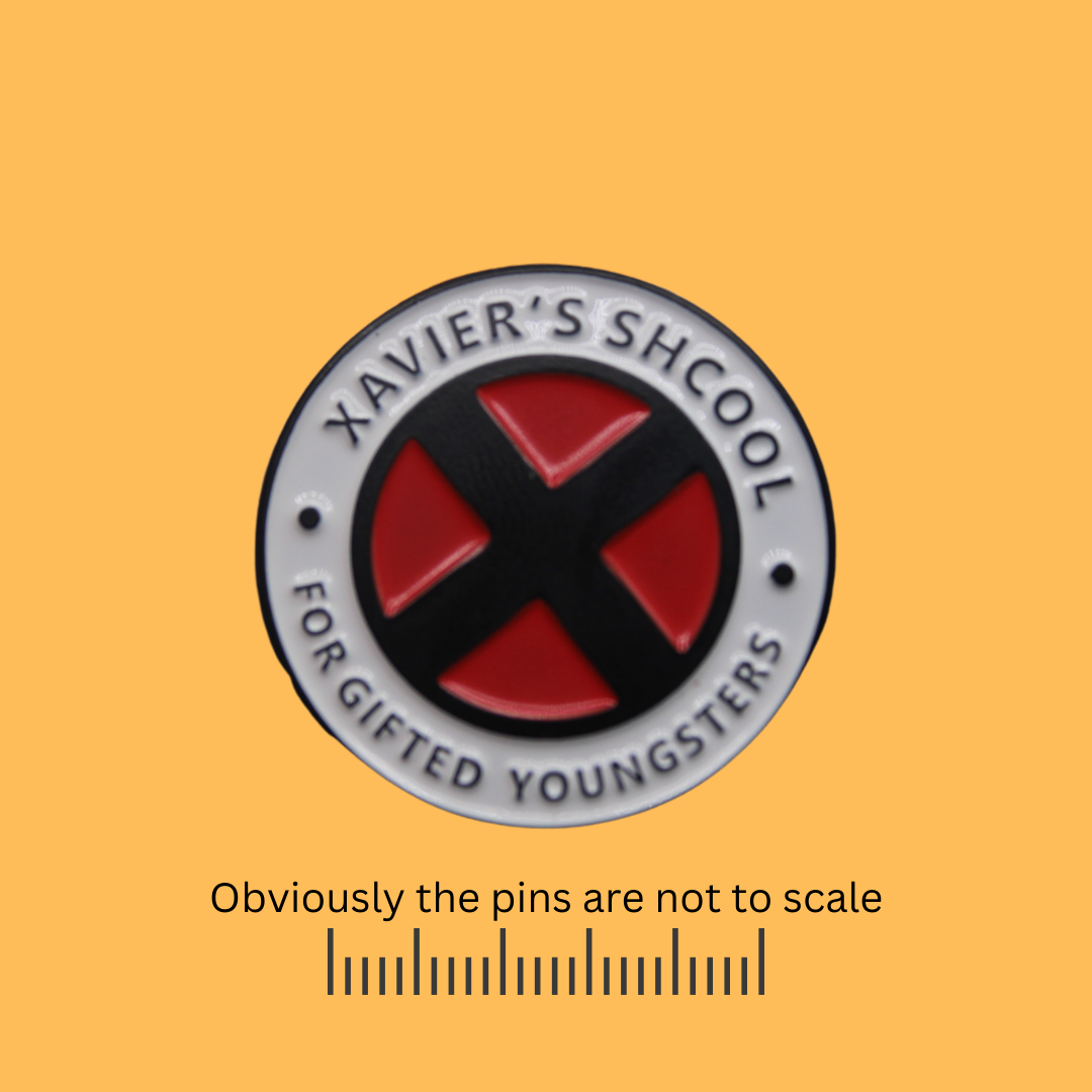 Xavier's School for Gifted Youngsters Patch Pin - X-Men