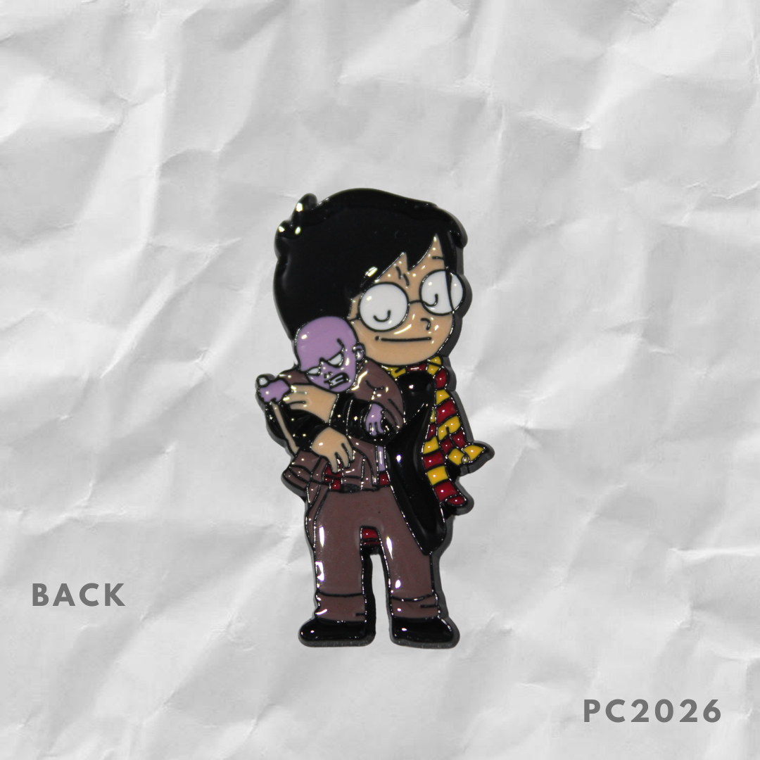 Harry Potter Holding Baby Voldermort Pin