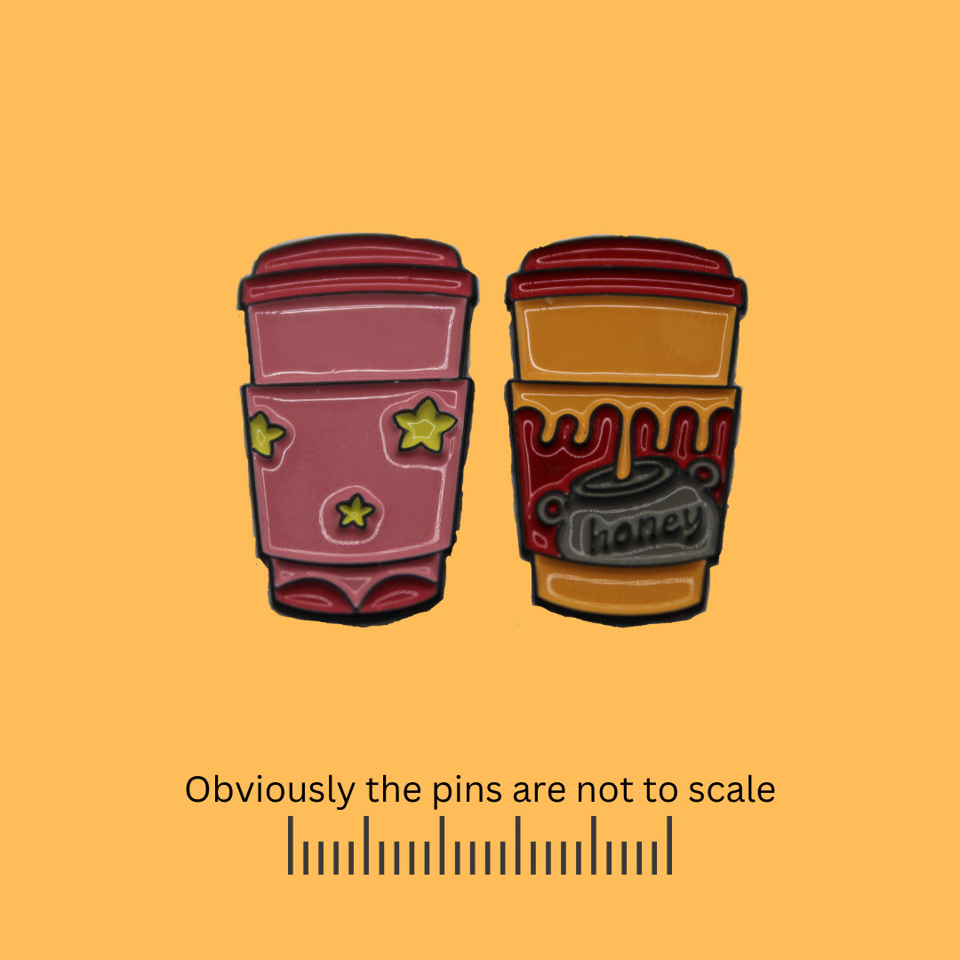 Winnie & Piglet | Coffee Cups | DUO Pins