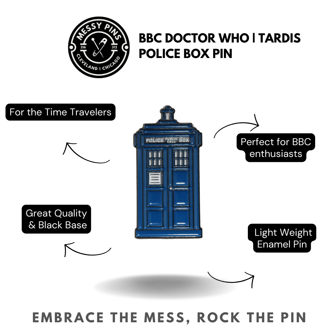 BBC Doctor Who | Tardis Police Box Pin