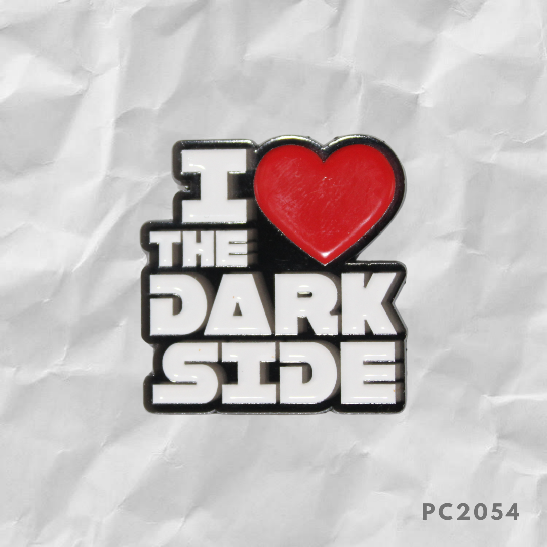 I (Heart) the Dark Side Pin