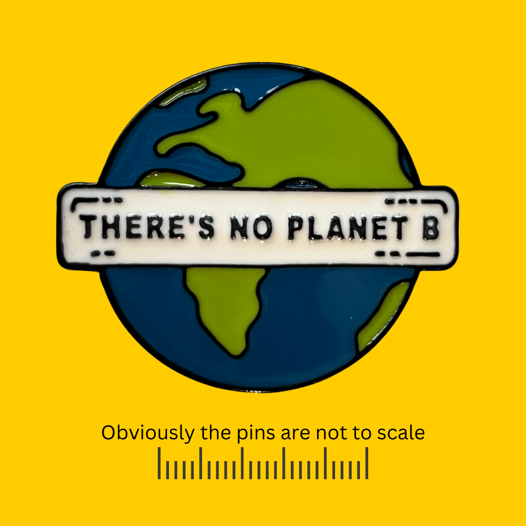 There’s No Planet B - Earth Pin