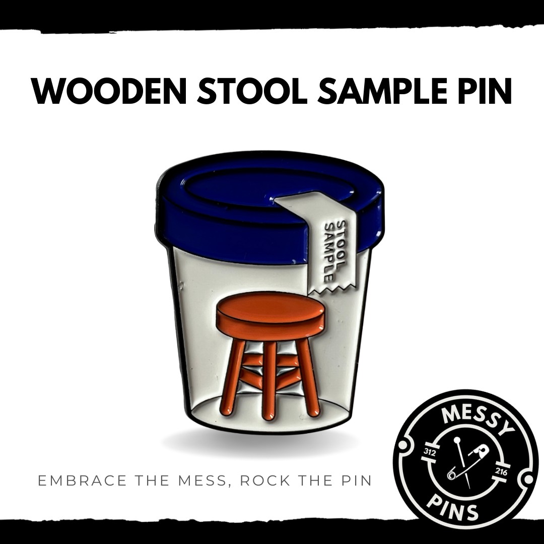 Wooden Stool Sample Pin