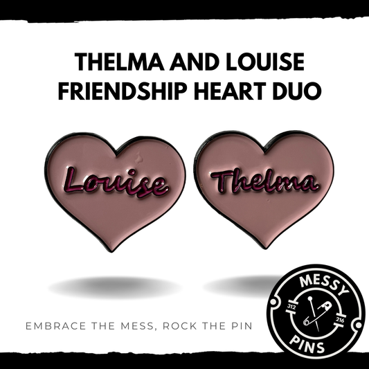 Thelma and Louise Friendship Heart Duo